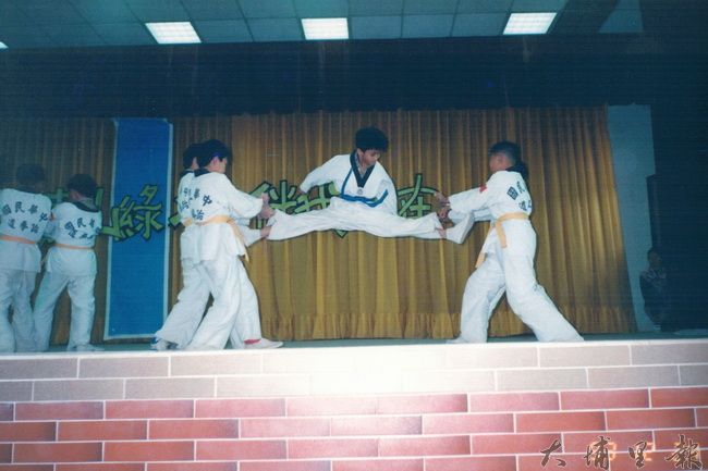 埔里曾經有一段期間，在跆拳道教練黎俊明的帶領下，稱霸中台灣。（柯玉秀提供）